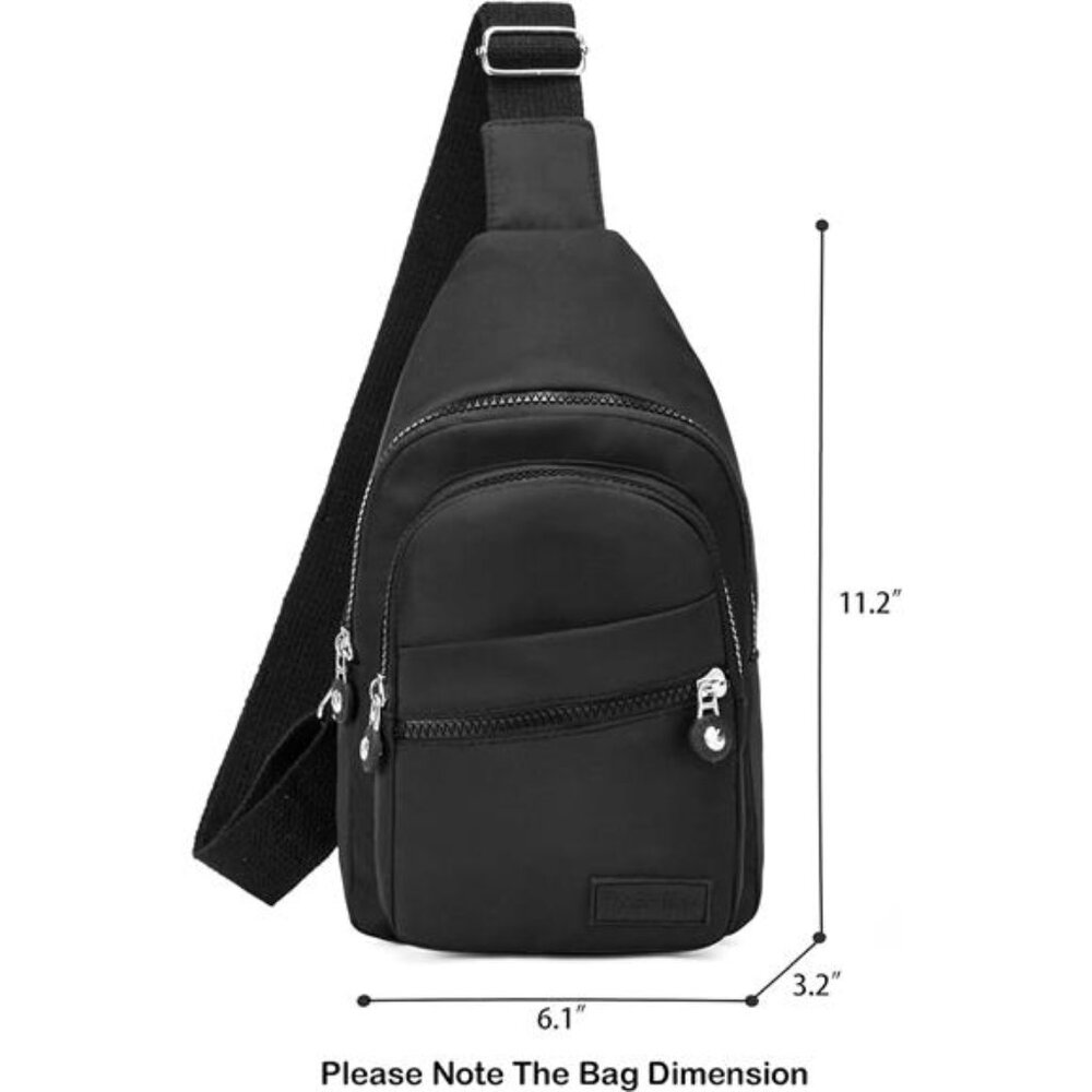 Small Sling Backpack Crossbody Sling Bag, Chest Bag Daypack Fanny Pack Cross - Picture 2 of 7